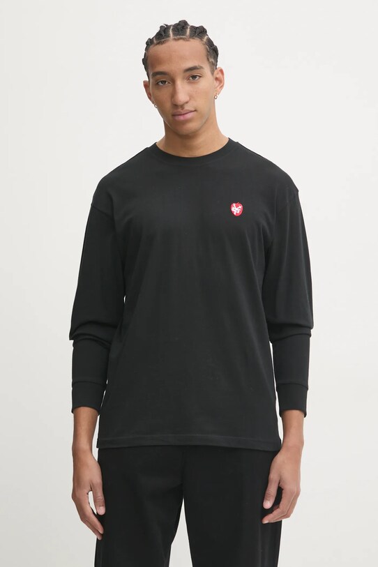 Odzież Zoo York longsleeve bawełniany 60240008 czarny