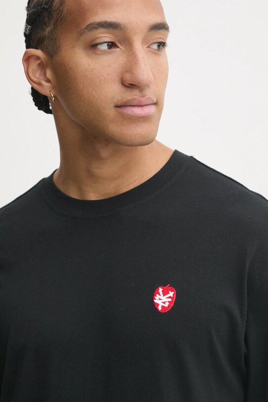 Zoo York longsleeve bawełniany czarny 60240008