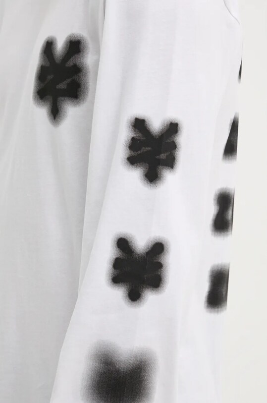 Zoo York longsleeve bawełniany 60240006 biały