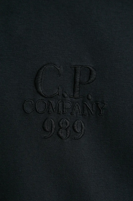 Бавовняний лонгслів C.P. Company 17CMTS182A005697G темно-синій