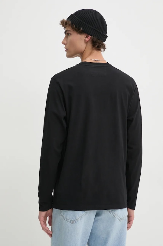 Odzież C.P. Company longsleeve bawełniany 17CMTS284A005870G czarny