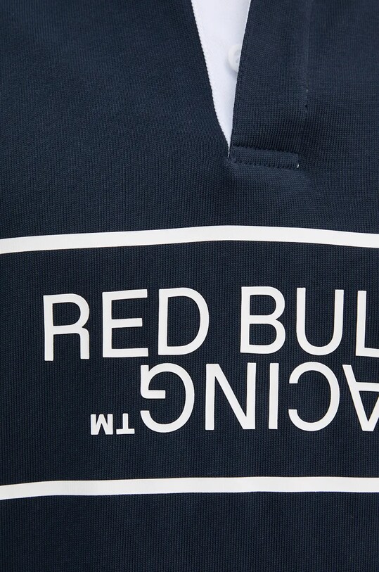 Бавовняний лонгслів Red Bull Racing x Pepe Jeans Red Bull Racing x Pepe Jeans RM540011 темно-синій