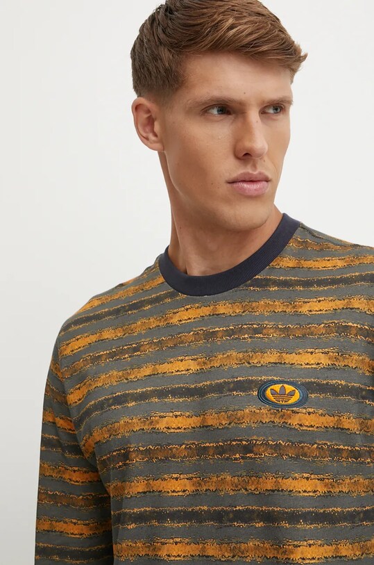 Лонгслів adidas Originals JL6154 сірий