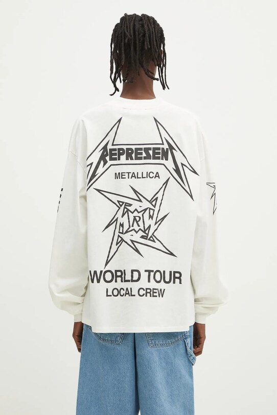 Îmbrăcăminte Represent longsleeve Metallica 40 Year Anniversary Longsleeve MLM4368.072 bej