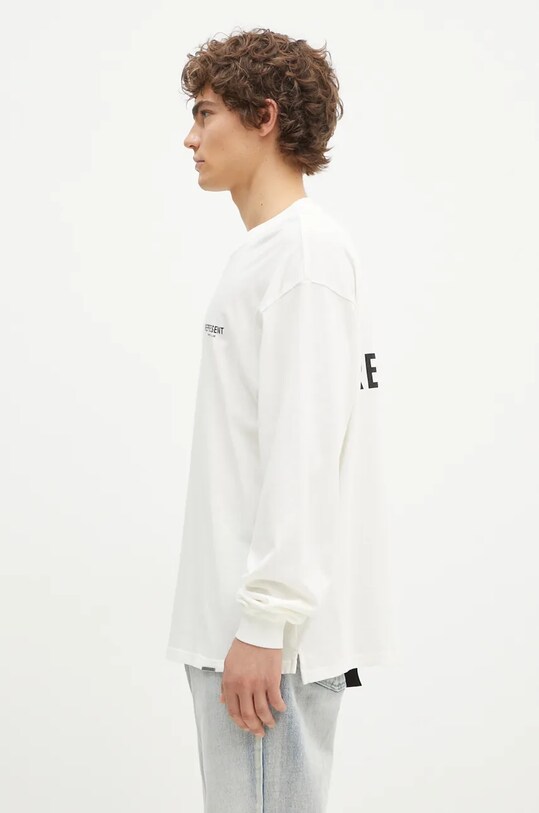 Pamučna majica dugih rukava Represent Represent Owners Club OCM41119.072 bijela AW24