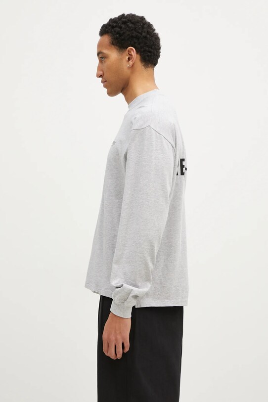 Бавовняний лонгслів Represent Represent Owners Club OCM41119.158 сірий AW24