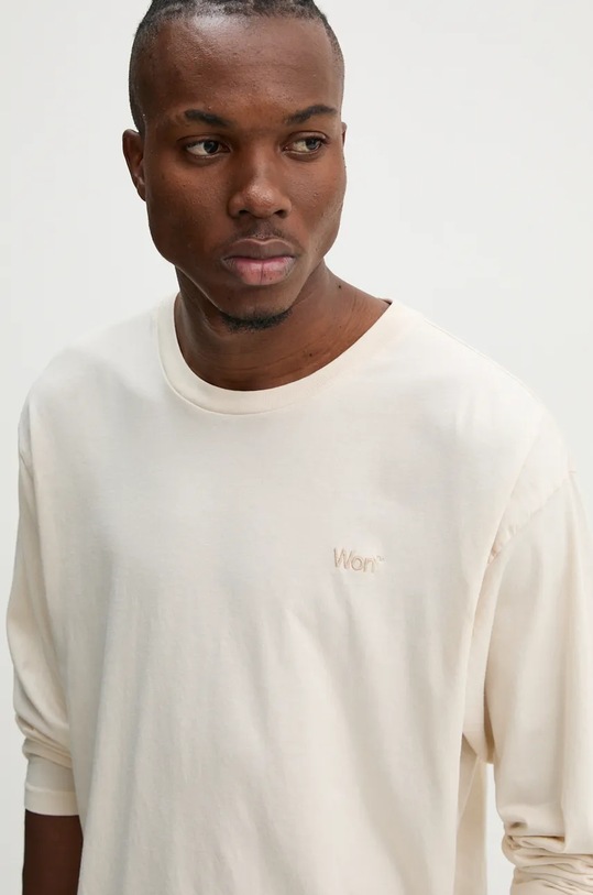 Won Hundred longsleeve din bumbac bej 3301.12063