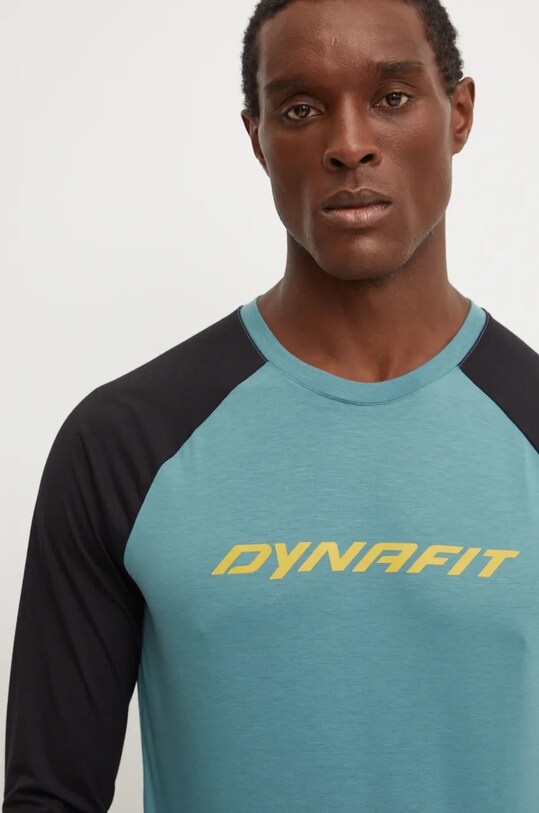 Dynafit longsleeve sportowy 24/7 turkusowy 08.0000070956