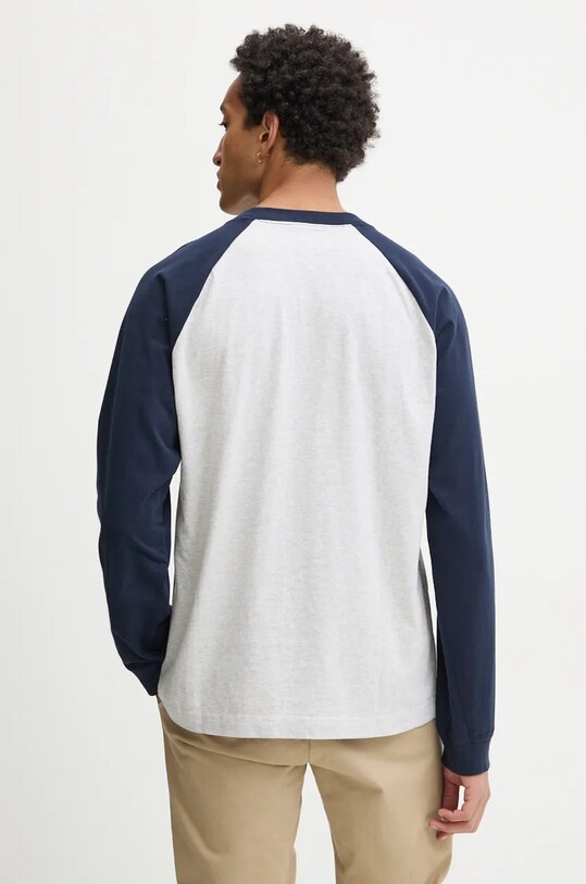Odzież Hollister Co. longsleeve bawełniany KI324.4170.200 szary