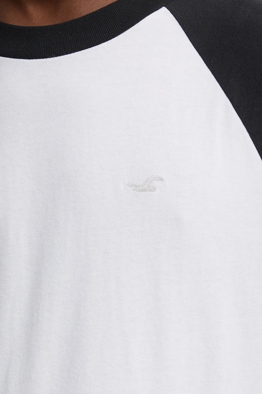 Hollister Co. longsleeve bawełniany KI324.4170.900 biały