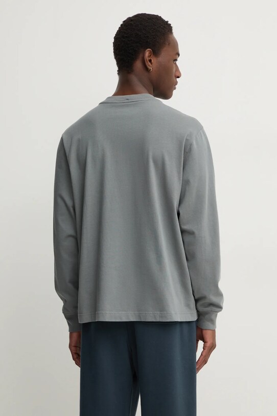 Odzież Abercrombie & Fitch longsleeve bawełniany KI124.4534.120 szary