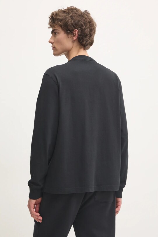 Odzież Abercrombie & Fitch longsleeve bawełniany KI124.4534.900 czarny