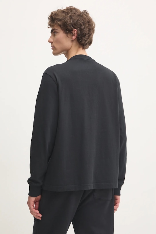 Odzież Abercrombie & Fitch longsleeve bawełniany KI124.4534.900 czarny