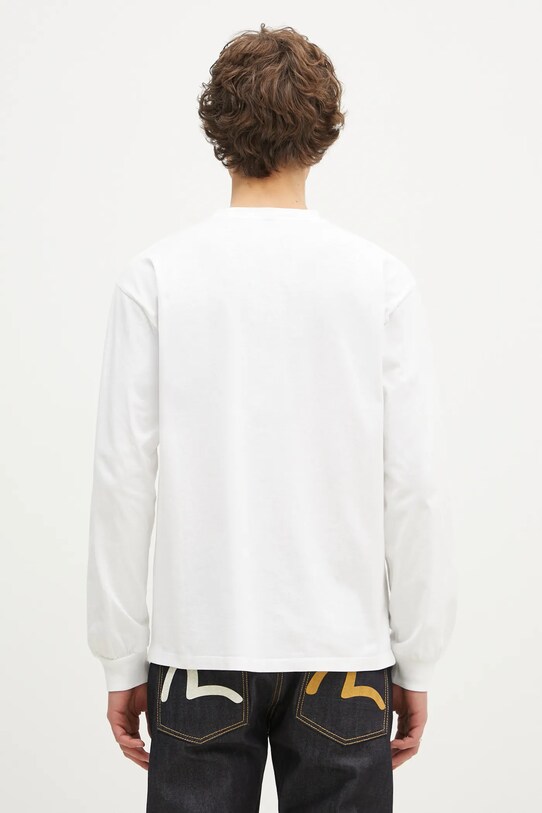 Abbigliamento No Problemo top a maniche lunghe in cotone Visitors NP60024.02 bianco