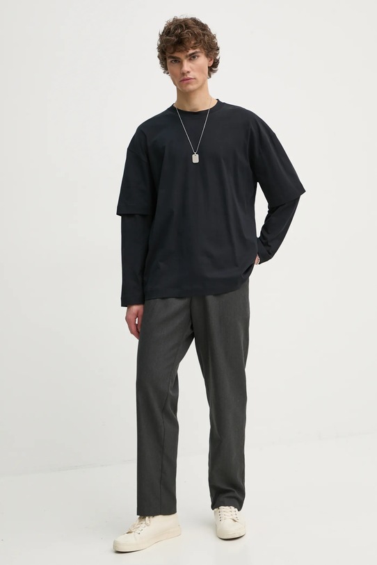 Études Studio longsleeve H24MMTSH187 negru AW24