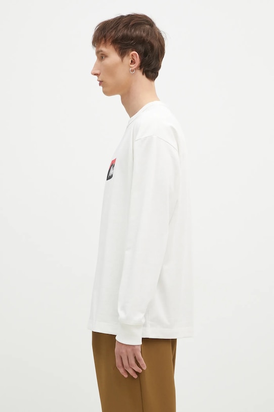 Nanga longsleeve Eco Hybrid Box Logo Longsleeve NW2431.1E150.A biały AW24