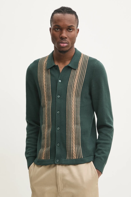 Abercrombie & Fitch cardigan grosime medie verde KI120.4174.304