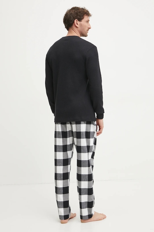 Hollister Co. piżama KI313.4022.908 czarny AW24