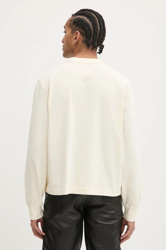 Îmbrăcăminte Abercrombie & Fitch longsleeve din bumbac KI123.4080.100 bej