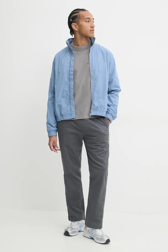 Bavlněné tričko s dlouhým rukávem Abercrombie & Fitch KI123.4080.140 šedá AW24