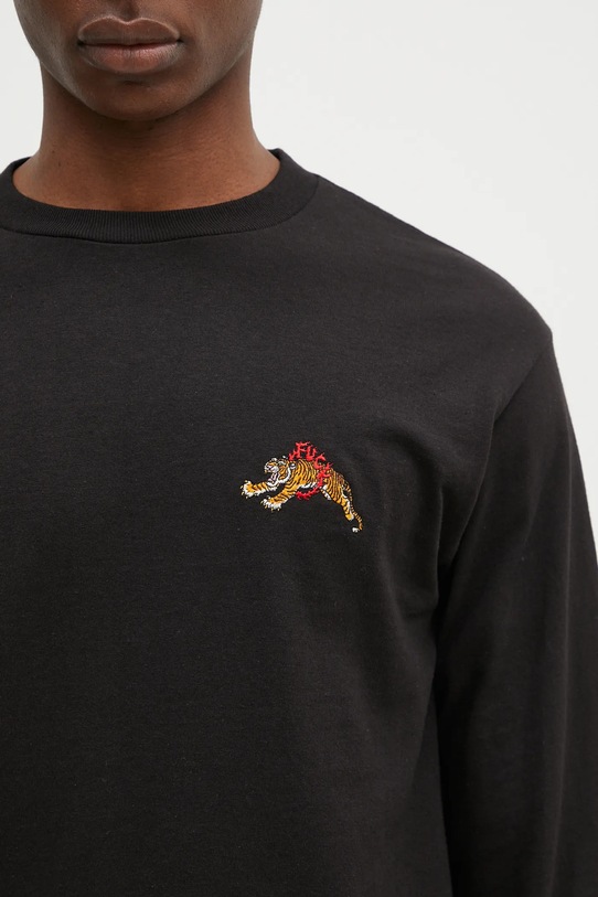 Wacko Maria top a maniche lunghe in cotone Tim Lehi nero 24FW.WMT.LT01