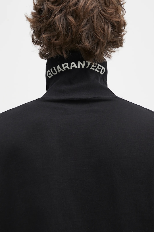 Хлопковый лонгслив PLEASURES Satisfaction Turtleneck P24W026 чёрный