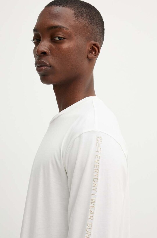 Хлопковый лонгслив Sunnei RTWXJER003 белый AW24