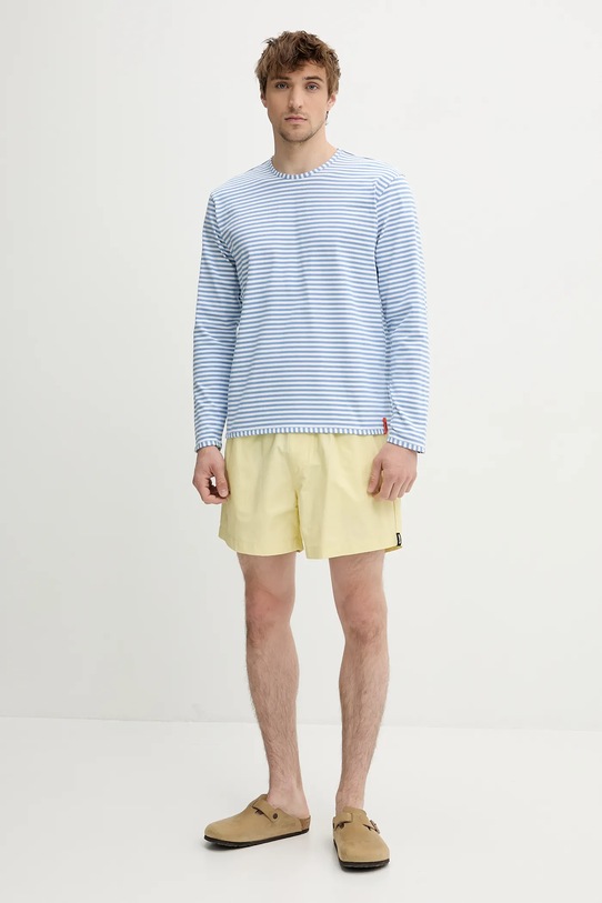 Sunnei top a maniche lunghe in cotone blu RTWXJER004