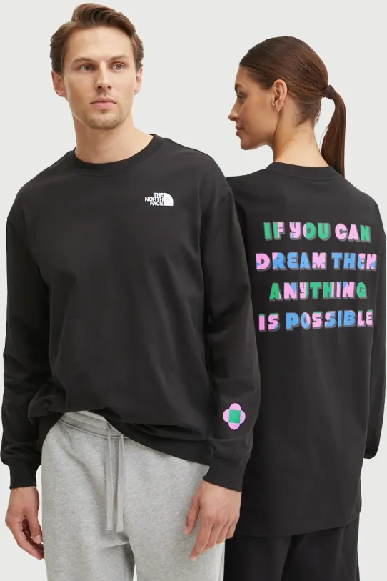 Bavlněné tričko s dlouhým rukávem The North Face TNF x Yinka Ilori