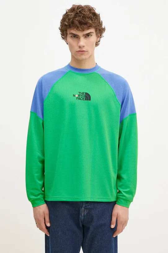 Longsleeve The North Face TNF x Yinka Ilori χαλαρό πράσινο NF0A89GMPO81