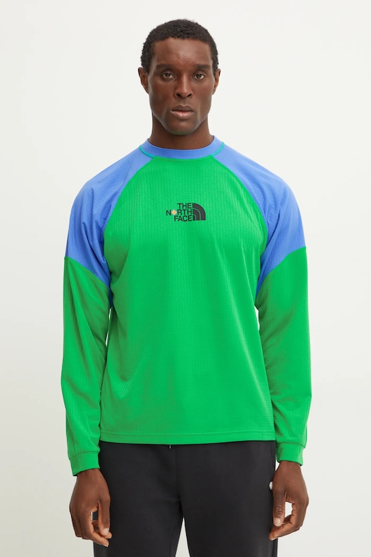 Tričko s dlhým rukávom The North Face TNF x Yinka Ilori NF0A89GMPO81 zelená AW24