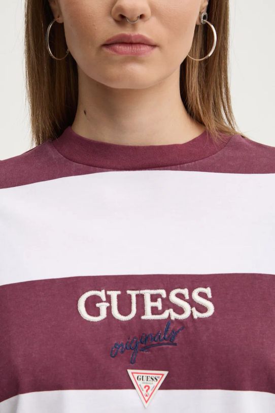 Хлопковый лонгслив Guess Originals M4BI55.K8FQ4