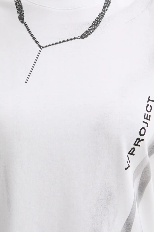 Y/Project longsleeve din bumbac YP TROMPE L'OEIL LONG SLEEVE T-SHIRT 204TS021