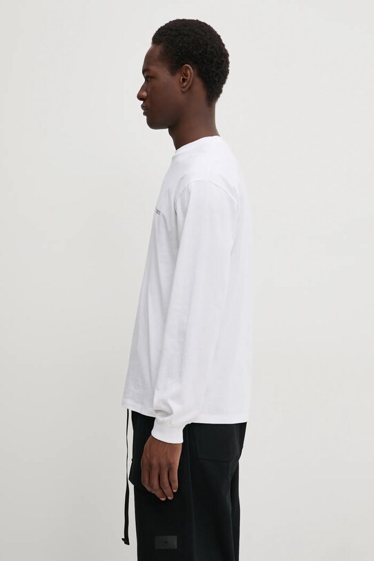 Clothing No Problemo cotton longsleeve top Mini Problemo Longleeve Tee NP60029.02 white