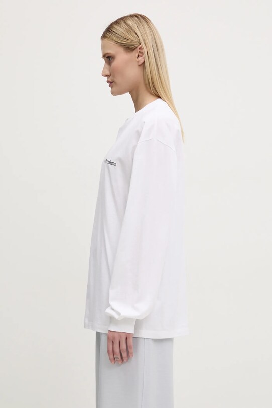 No Problemo cotton longsleeve top Mini Problemo Longleeve Tee white NP60029.02