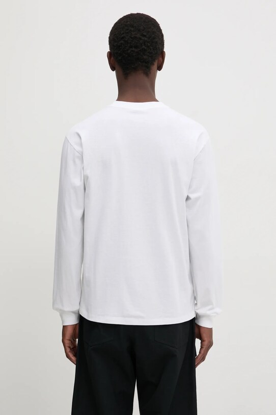 No Problemo cotton longsleeve top Mini Problemo Longleeve Tee NP60029.02 white