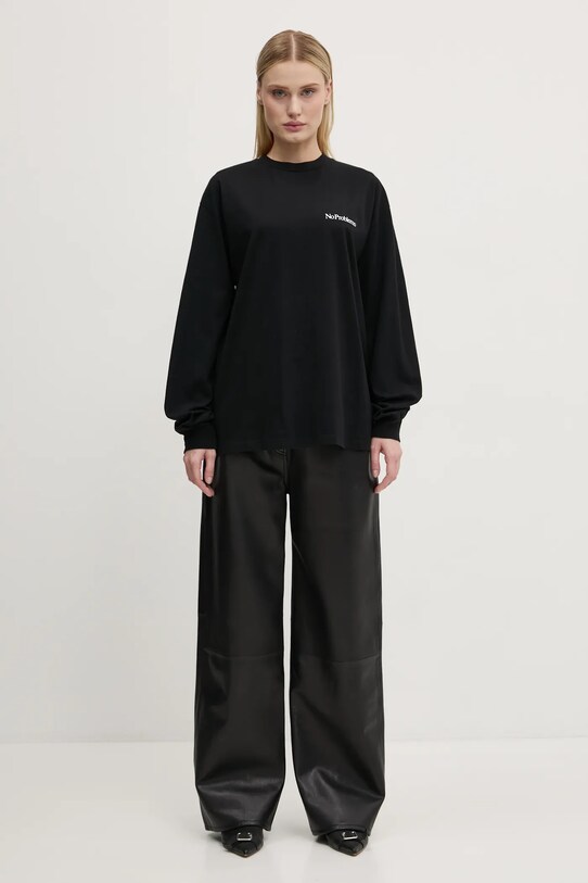 No Problemo cotton longsleeve top Mini Problemo Longleeve Tee NP60029.02