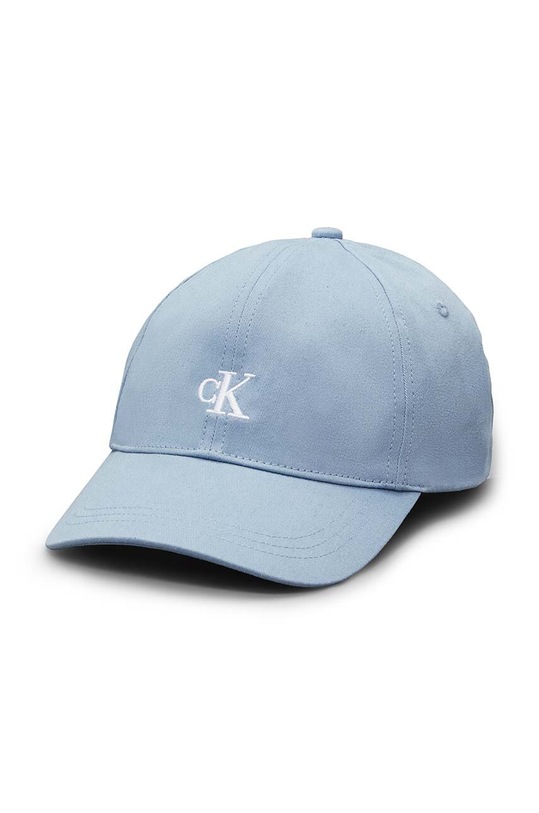 Детская хлопковая кепка Calvin Klein Jeans хлопок голубой IU0IU00150.9BYH