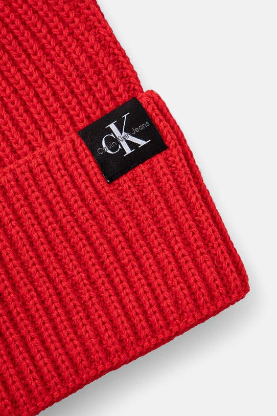 Calvin Klein Jeans czapka dziecięca czerwony IU0IU00440.9BYH