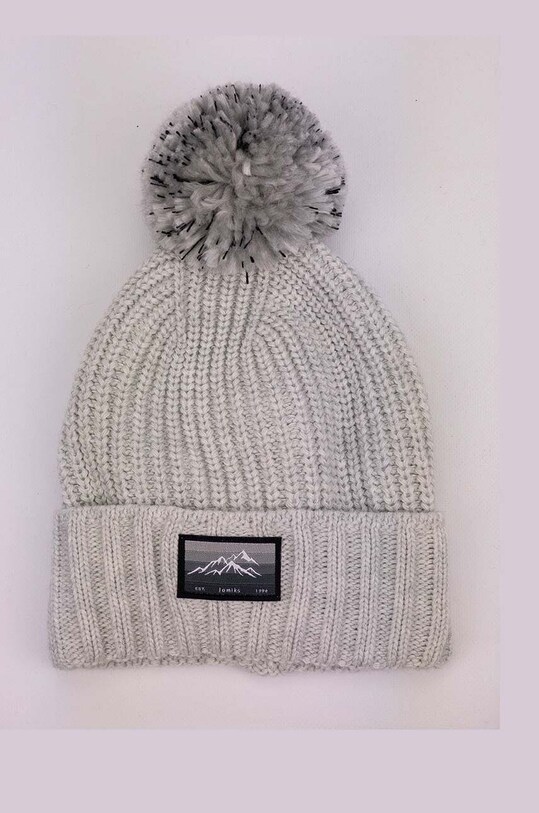 Дитяча шапка Jamiks ANTON IV ANTON.IV.NAK.gl.JZH029 сірий AW24