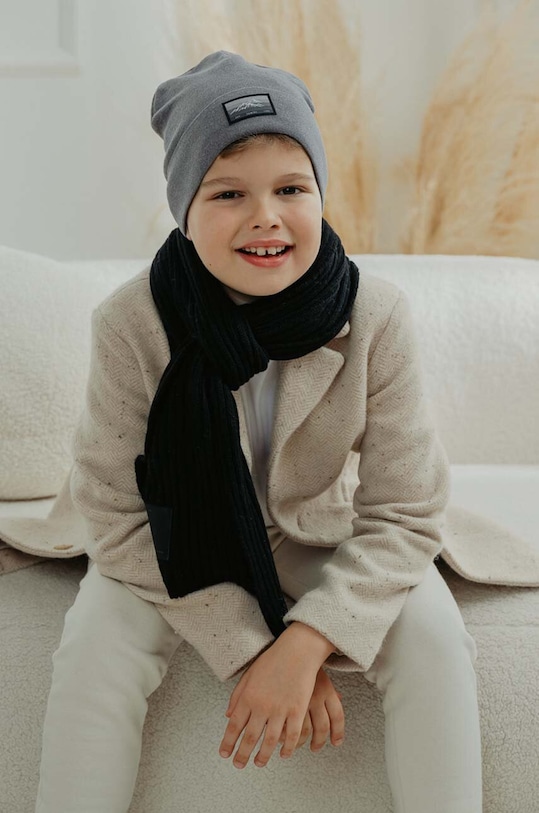 Chłopiec Jamiks czapka dziecięca ELMAN ELMAN.NAK.gl.JZH025 szary