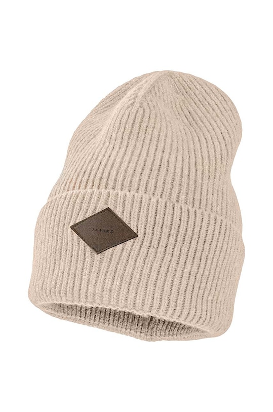 Jamiks czapka z domieszką wełny dziecięca GAVIN z domieszką wełny beżowy GAVIN.NAK.gl.JZH400