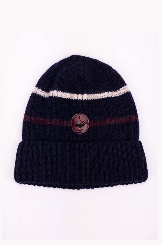 Детска шапка с вълна Jamiks HANDE HANDE.NAK.gl.JZH059 тъмносин AW24