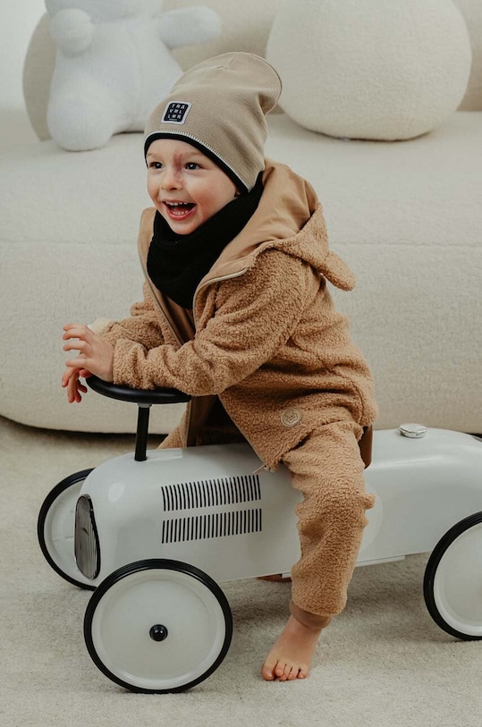 Детская шапка Jamiks TAMARINO аппликация бежевый TAMARINO.NAK.gl.JZH291