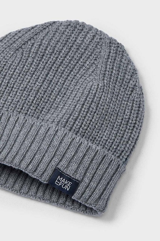 Detská bavlnená čiapka Mayoral 10833.5C.Czapki.9BYH sivá AW24