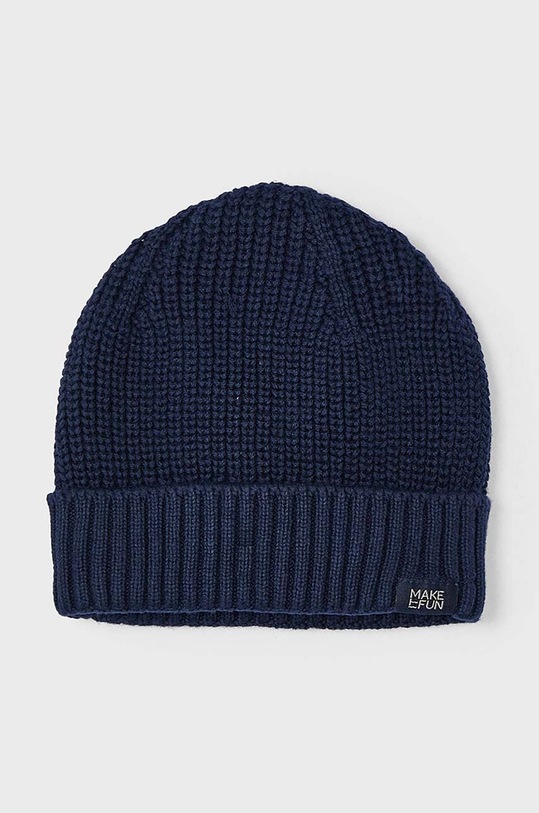 Mayoral czapka bawełniana dziecięca bawełna granatowy 10833.5C.Czapki.9BYH