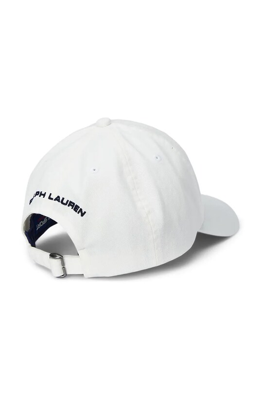 Detská bavlnená šiltovka Polo Ralph Lauren 323940059005 biela AW24