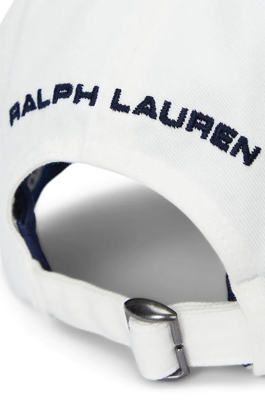 CHLAPEC Dětská bavlněná kšiltovka Polo Ralph Lauren 323940059005 bílá