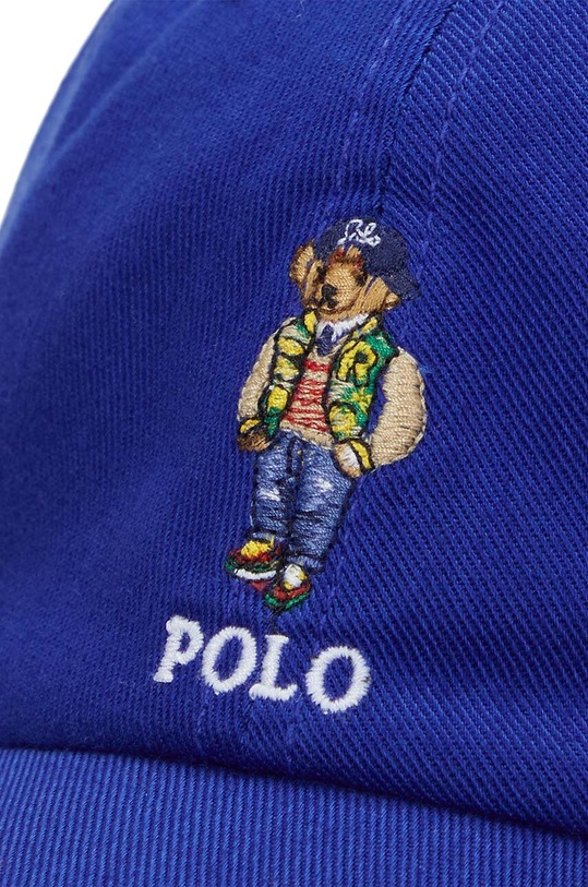 Chłopiec Polo Ralph Lauren czapka z daszkiem bawełniana dziecięca 322952395001 niebieski