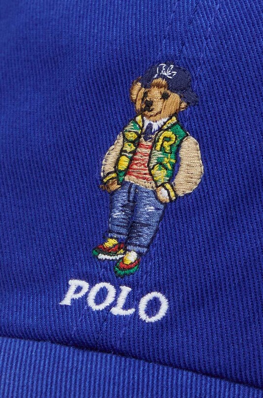 Chłopiec Polo Ralph Lauren czapka z daszkiem bawełniana dziecięca 323952395001 niebieski